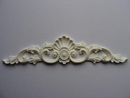 Amazon Com Decorative Large Shell Scroll Center Applique Onlay
