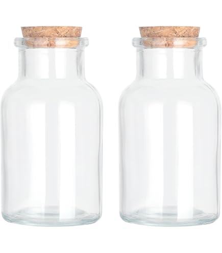 20 Pack 40ml Glass Jars Bottles Decoration Bottles With Cork Stoppers For Party Favors Arts Small Projects And Diy Decorations - View #10