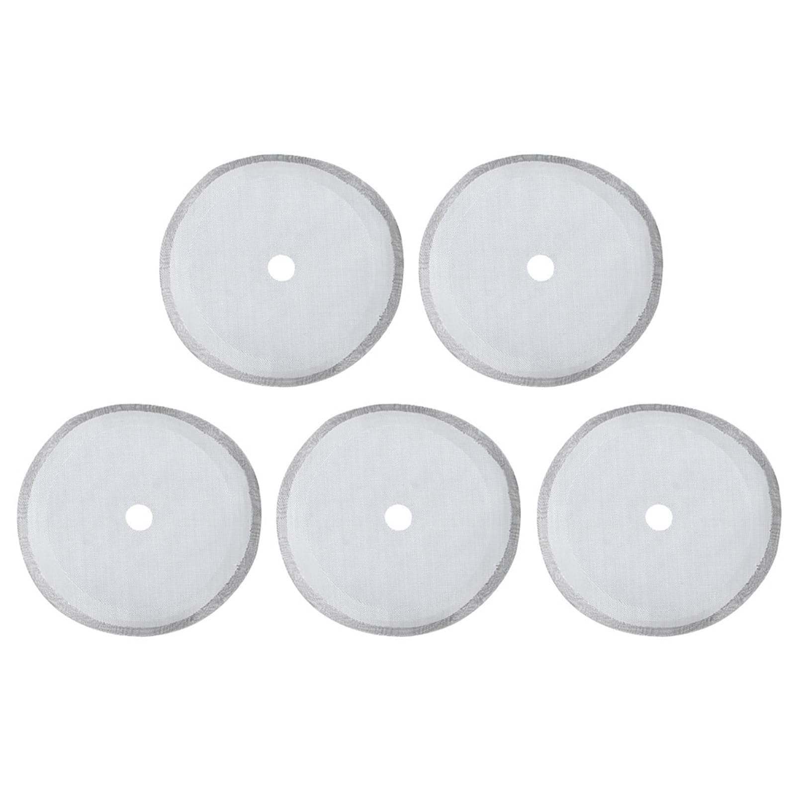 TOPINCN Coffee Pot Mesh, 5Pcs Coffee Pot Mesh Filter Accessory 304 Stainless Steel Portable Detachable Press Coffee Makers Replacement Filter (S 350Ml)