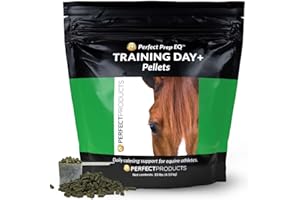 PERFECT PRODUCTS Perfect Prep EQ Training Day+ Pellets Show Safe Horse Calming Supplement (10 lb)