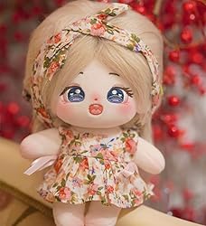 niannyyhouse 20cm Plush Doll Girl Humanoid Stuffed