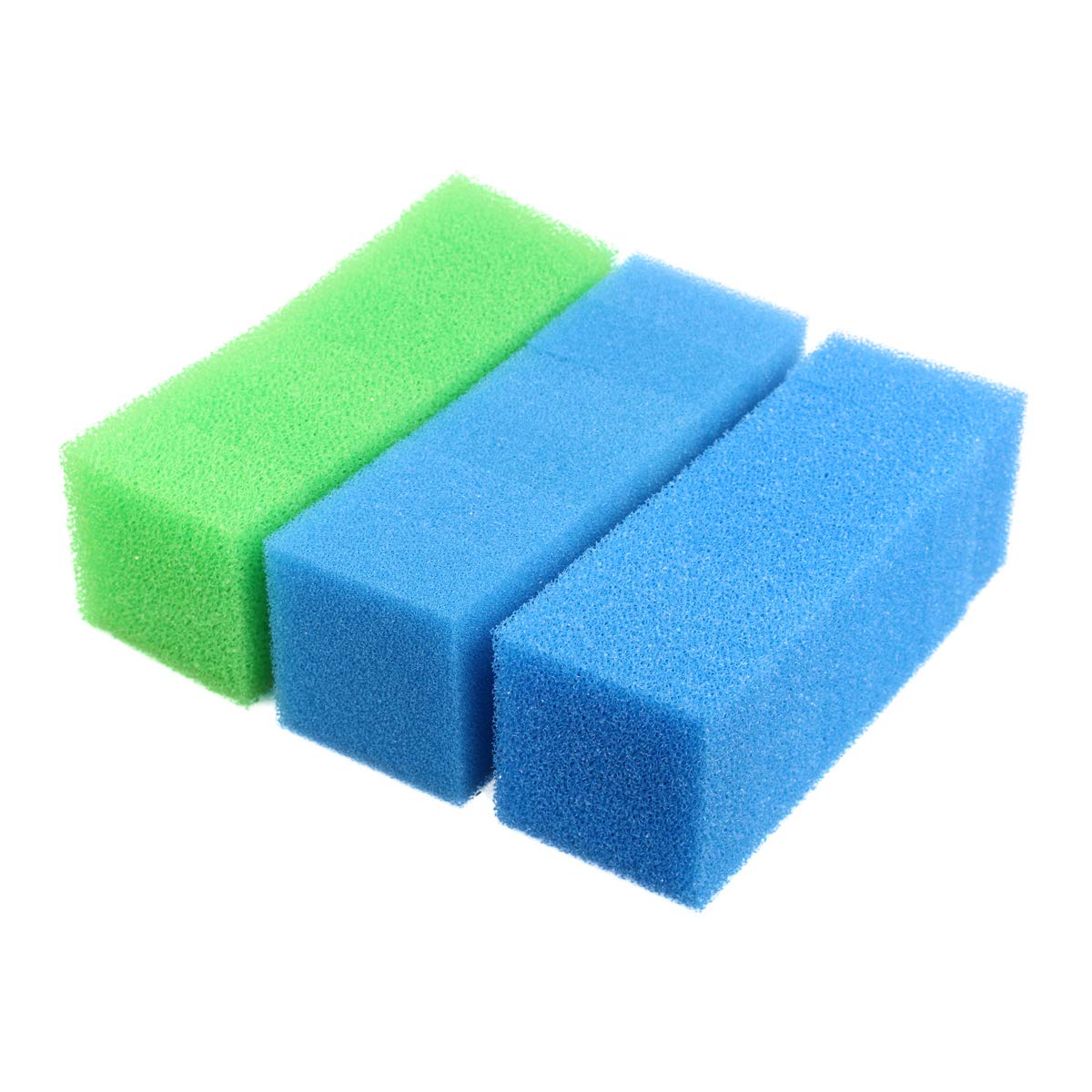 INGVIEE Set of Compatible Aquarium Filter Foam Sponge for Juwel Compact/Bioflow 3.0 (6 x Blue Fine, 6 x Blue Coarse, 6 x Green Nitrate)