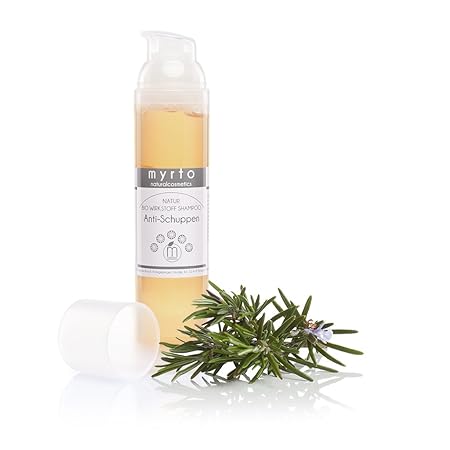 myrto-naturalcosmetics - Bio Wirkstoff Anti-Schuppen-Shampoo | gegen Schuppen und gereizte Kopfhaut ? handgefertigt in eigener Manufaktur ? ohne Alkohol ? – 100ml