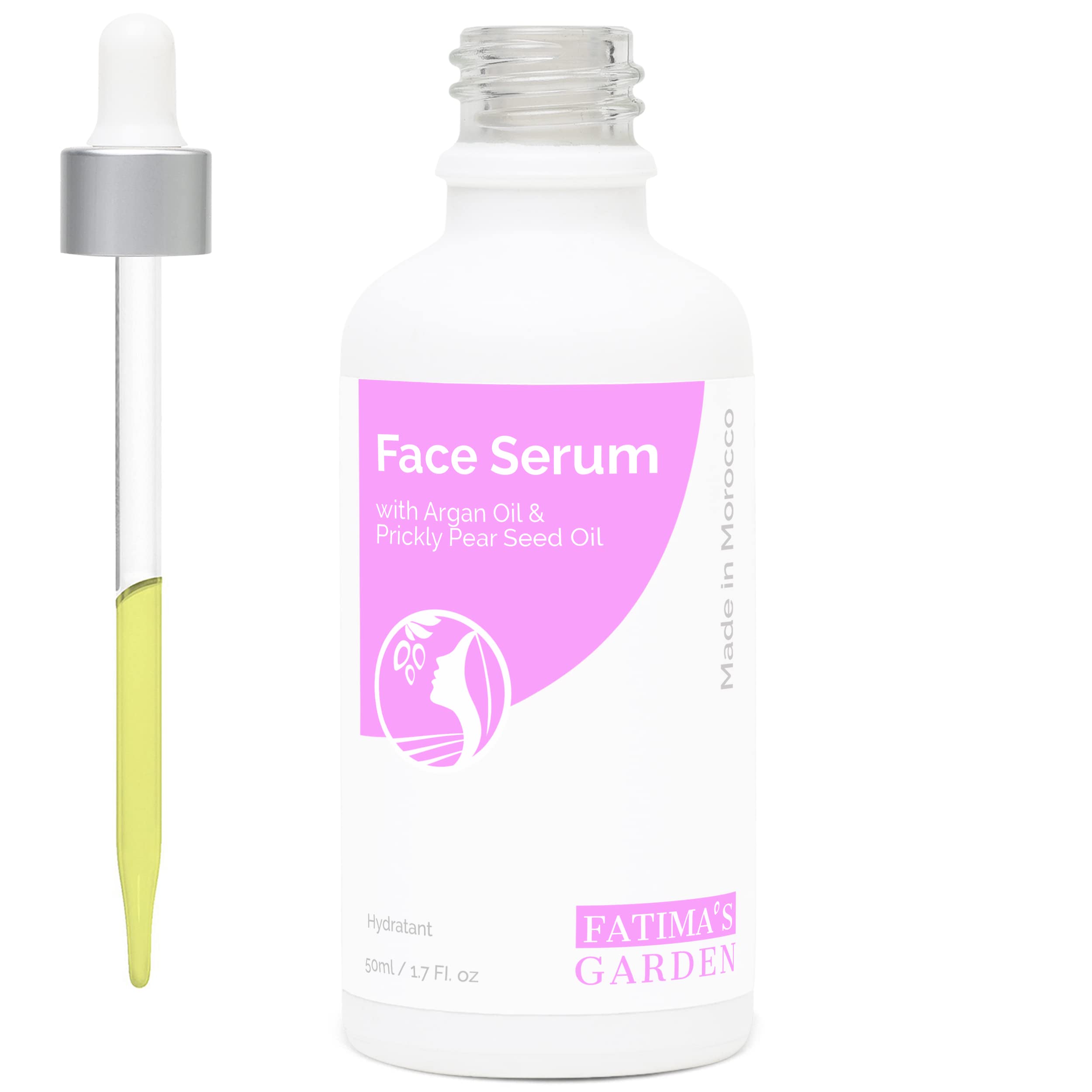 Fatima's Garden Face Serum - With Argan & Prickly Pear, Anti-Aging, 50ml