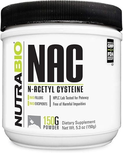 Amazon Com Nutrabio N Acetyl Cysteine Supplement Nac 150