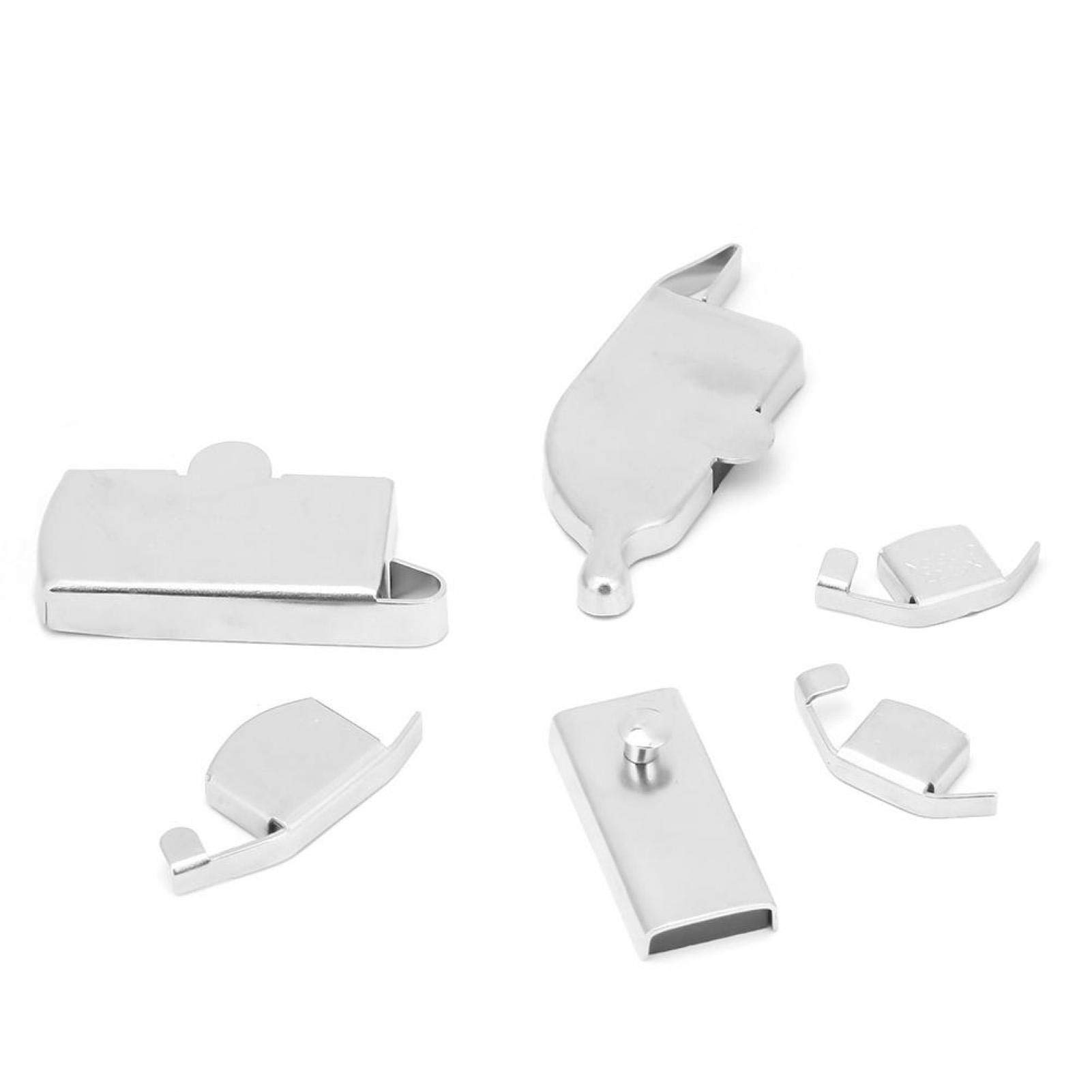 6Pcs Silver Sewing Machine Press Feet, Strong Magnetic Force Magnet Seam Guide Domestic Accessory for All Sewing Machines