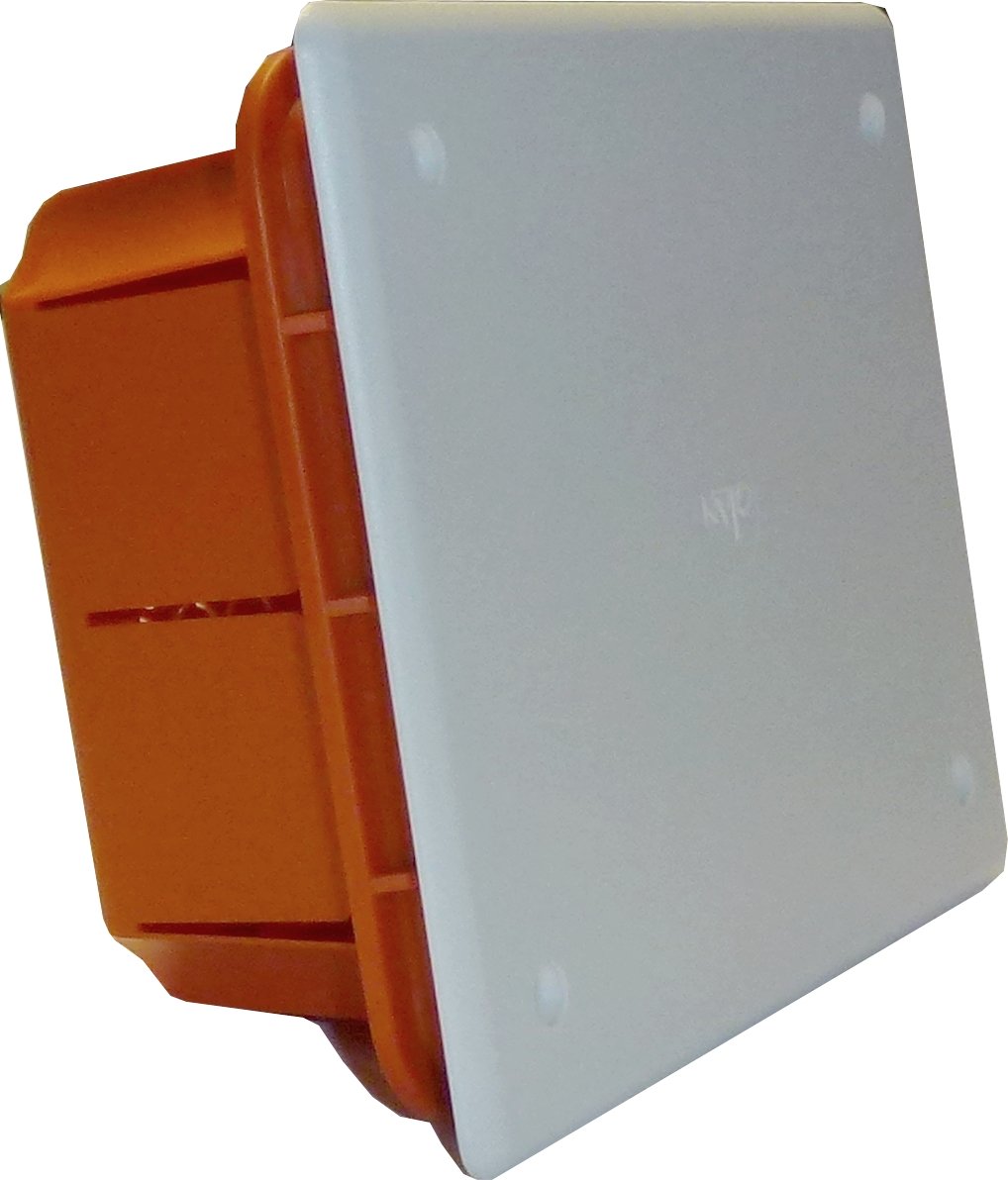 Electraline 60404 Distribution Box Smooth for Flush-Mounting in Masonry 120 x 100 mm