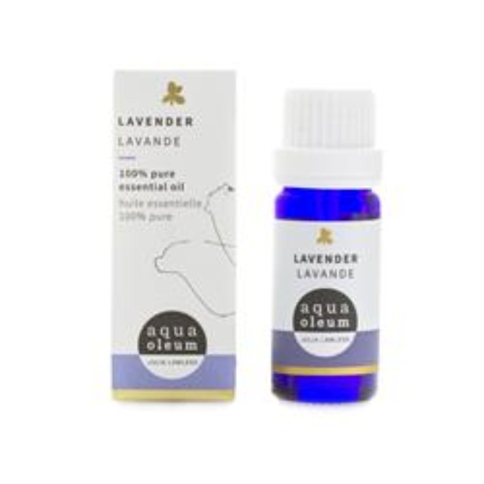 Aqua Oleum 10ml Organic Lavender Merchandiser Essential Oils