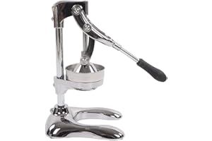 GYZOUKA Stainless Steel Manual Press Juicer with U Shaped Base for Oranges Lemons and Citrus Fruits