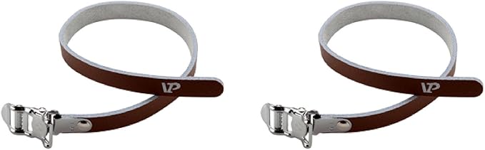 2x Correas Retro de Piel para Calapie Calapies de Bicicleta ...