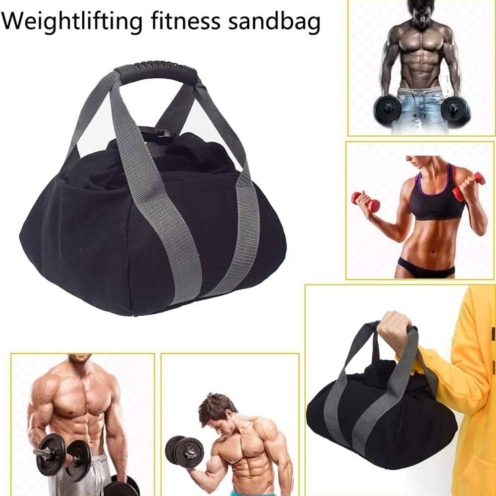 SAEKOR Adjustable Kettle Bell Sandbag Portable Weight Weightlifting Dumbbell Fitness Body Building Training Sandbag Fitness Equipment Can Be Used as Sandbag Fitness Bag for Home Gym Work Out Training
