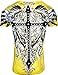 Konflic Men's NWT Giant Cross Graphic Designer MMA Muscle T-Shirt L Yellow