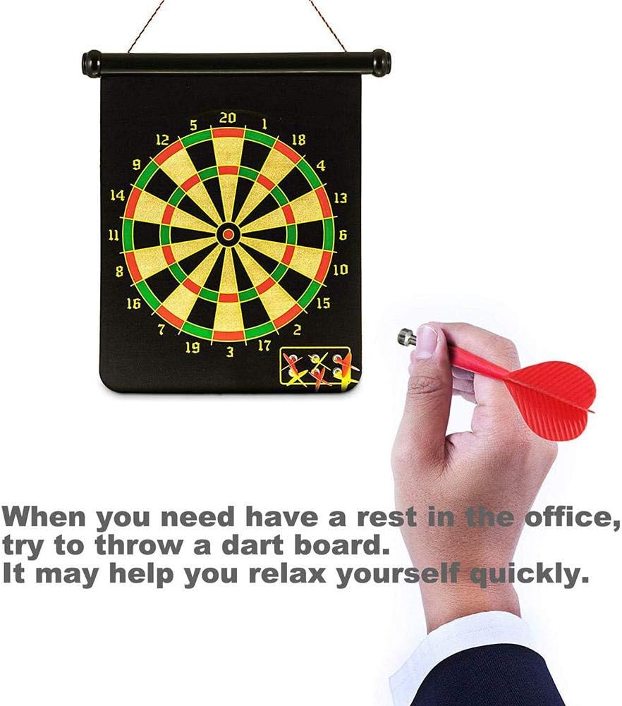 FORMULA Dart Board Game 15 inch 6 x Darts Value Pack Target Game on