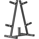 Bongkim Weight Tree and Rack - Olympic Weight Plate Holder, Home Gym Storage