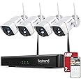 Wireless Security Camera System,Firstrend 5MP Security System Wireless with 4 CCTV Cameras Ultra HD Two Way Audio 8CH DVR 2TB Hard Drive Night Vision Motion Alarm APP for Home Indoor Outdoor