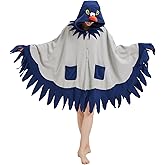 YUTCOTC Unisex Pigeon Costume Hooded Cape Pigeon Cosplay Hooded Christmas Costumes Party Cape