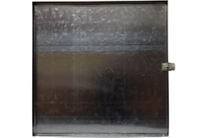 Universal Metal Solutions 26GA Galvanized Drain Pan W/Connector & Hole-Rust-Free Made for Electric Water Heater & Air Conditioning Units Protects Floor from Water Damage, Easy to Install- 24"x24"x2"