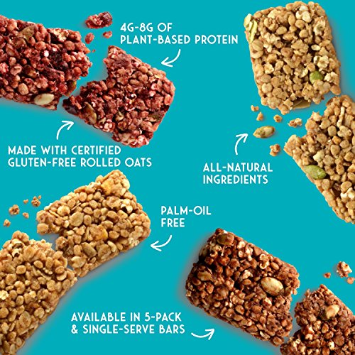 Enjoy Life Grain & Seed Bars, Soy-free, Nut-free, Gluten-free, Dairy-free, Non-GMO, Vegan, Banana Caramel, 1 Ounce Bars (30 Bars)