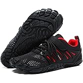 MIFAWA Barefoot Shoes Men Wide Toe Box Zero Drop Water Shoes Men for Gym Workout Minimalist Weightlifting Cross-Trainer Running Hike Grounded Footwear