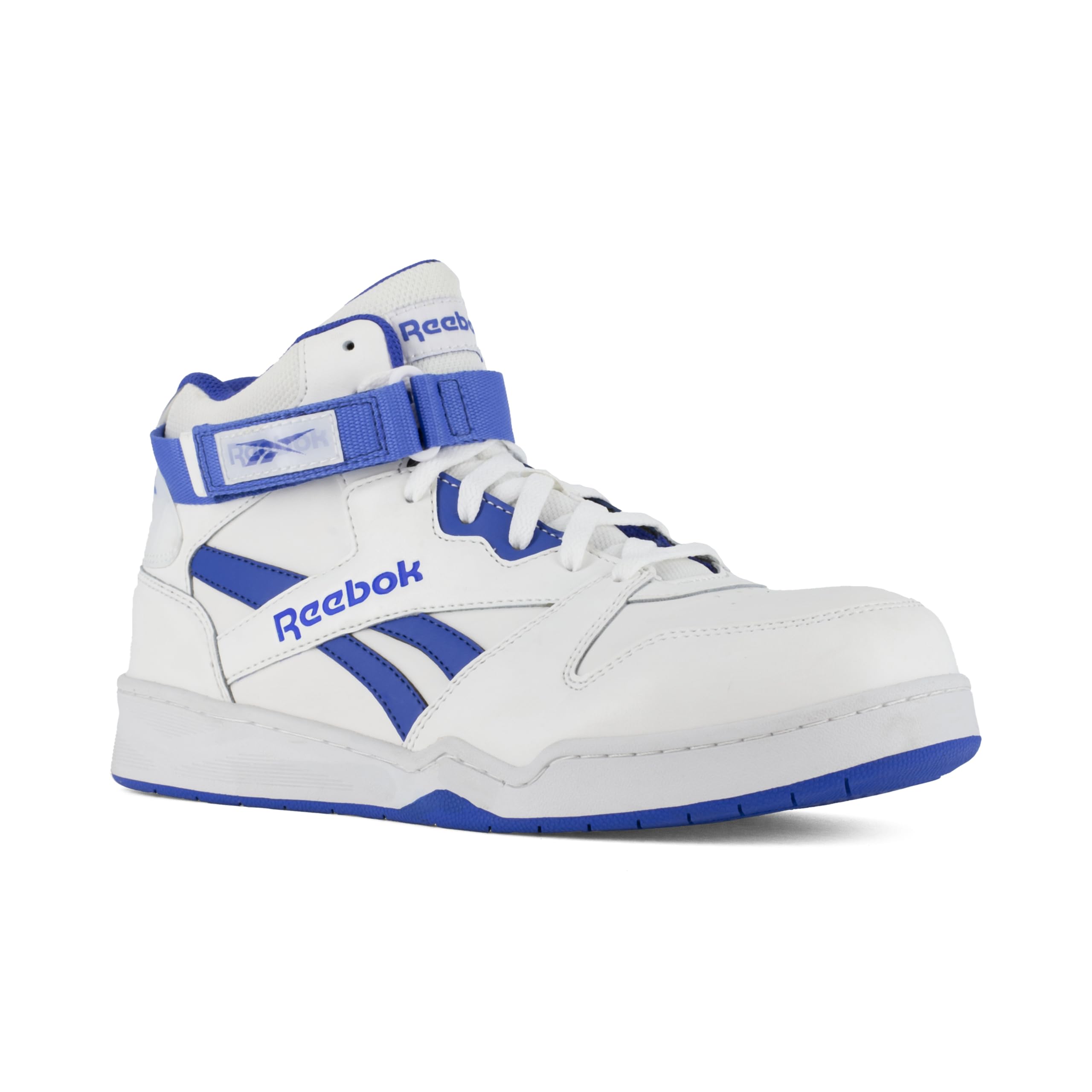 Reebok Work Men's BB4500 Work White and Blue Composite Toe Shoe Image