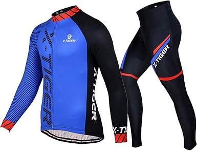 X Tiger Set Di Abbigliamento Invernale In Pile Termico A Maniche Lunghe Amazon It Abbigliamento