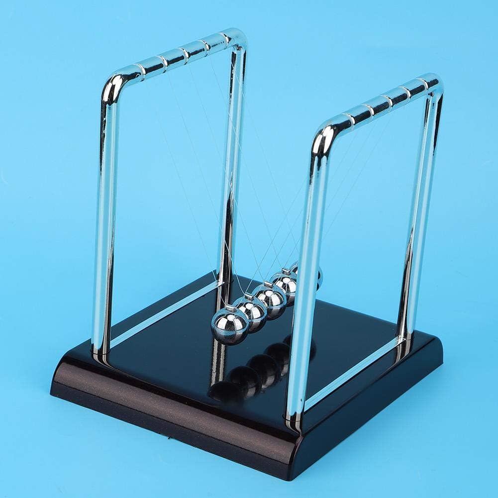 TOPINCN Newtons Cradle Balance Balls, 5 Physical Balls Toy Balance Magnetic Ball Home Office Desk Fun Decoration Birthday Gifts (M) - Image 3