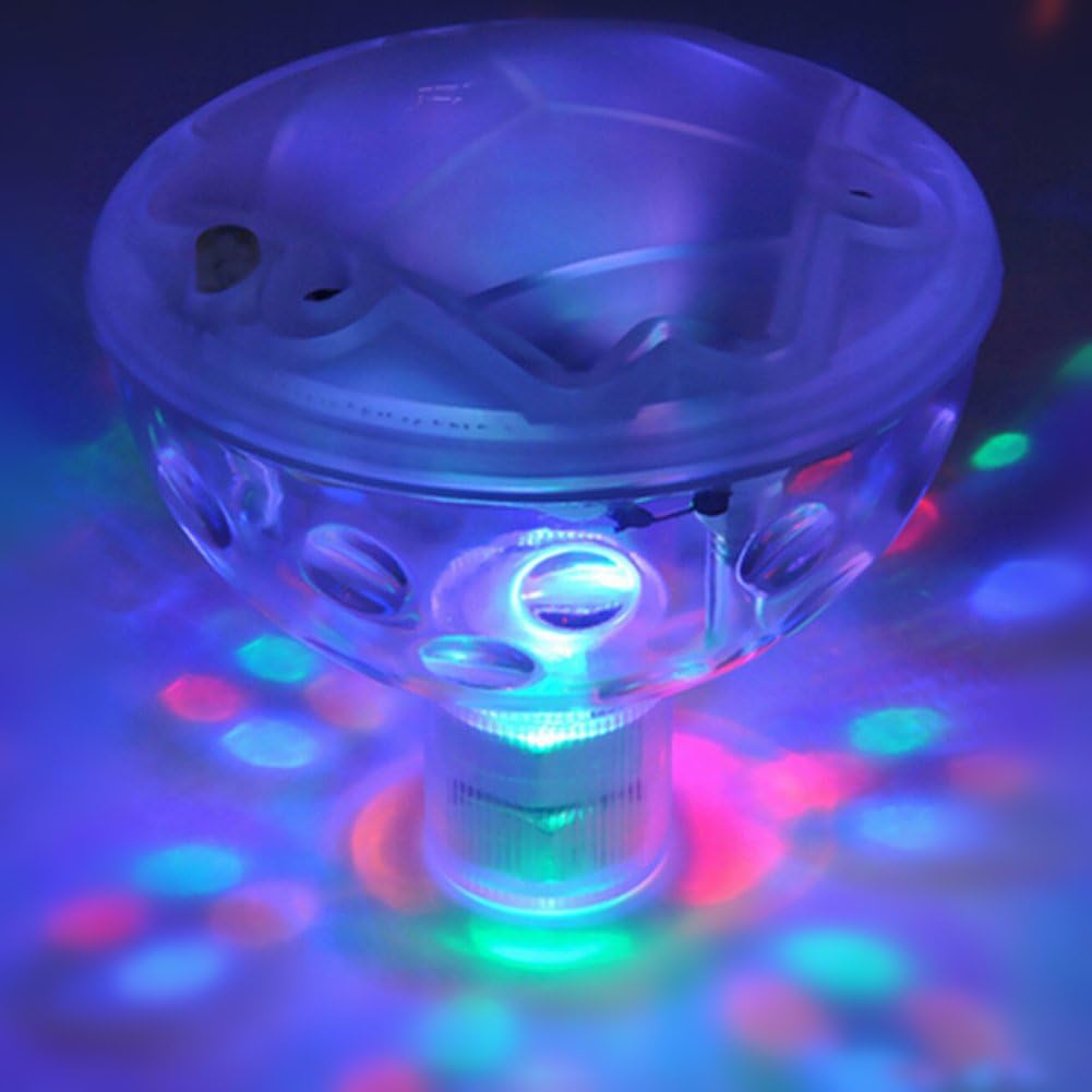 Yovvin Pool Lights Colorful Waterproof Swimming Pool Lamp Floating Lamp for Party Disco