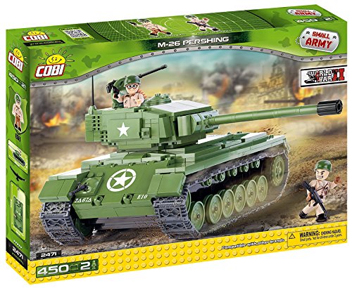 SMALL ARMY /2471/M 26 PERSHING, 450 building bricks by Cobi