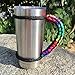 MOCE Handmade Paracord Handle for 20 oz. Tumbler, Colorful/Black