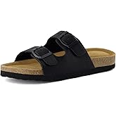 CUSHIONAIRE Kid's Lane JR Cork footbed Sandal with +Comfort