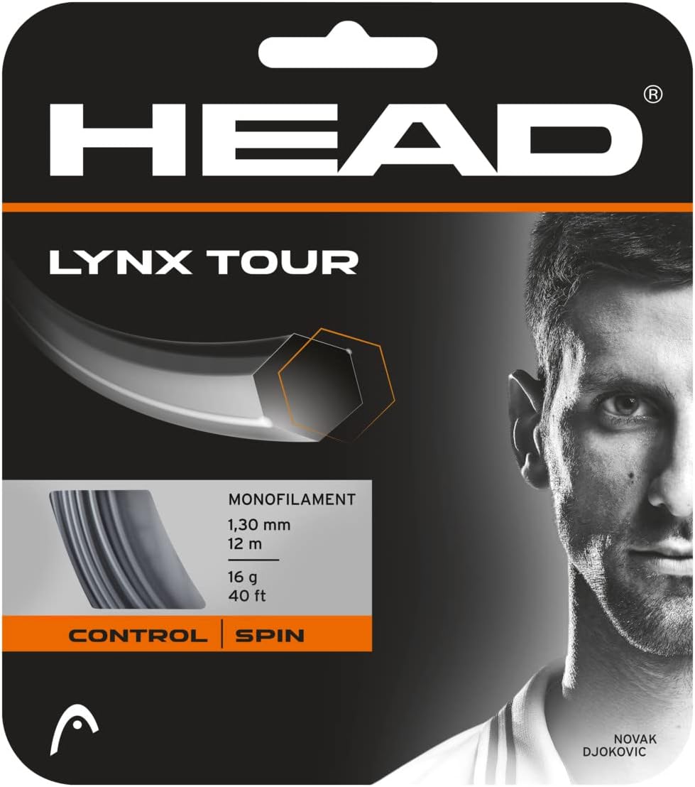 HEAD Unisex Adult Lynx Tour Tennis String Set Grey 16