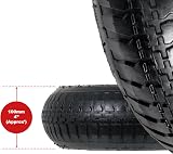 Spares2go Wheelbarrow Wheel Tyre and Inner Tube 4.00-8 4.80-8 35psi view 3