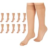 L'eggs Everyday Women's Knee High Stockings, Reinforced Toe, 100% Nylon, One Size
