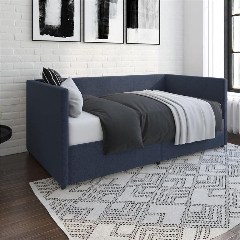 DHP Daybed with Storage Drawers, Twin, Blue Linen Pricepulse