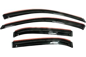 Auto Ventshade [AVS] In-Channel Ventvisor / Rain Guards | Fits 2011 - 2023 Chrysler 300 - Smoke, 4 pcs. | 194432