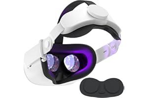 SUPERUS Head Strap & Lens Cover Compatible with Oculus/Meta Quest 2 Accessories