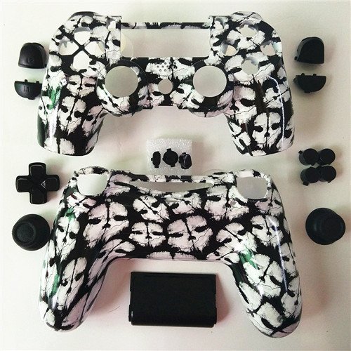 Wps Hydro Dipped White Ghosts Replacement Designer Housing Shell And Full Button Set For Ps4 Controller Buy Online In Cayman Islands At Cayman Desertcart Com Productid