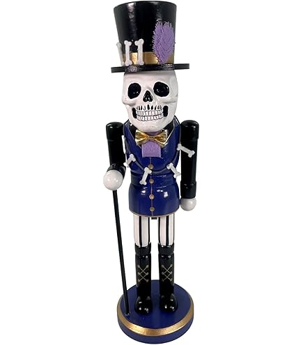 Hollywood Nutcrackers Hollywood Casse-noisette 12 Jours De Noël, 45,7 Cm, Multicolore