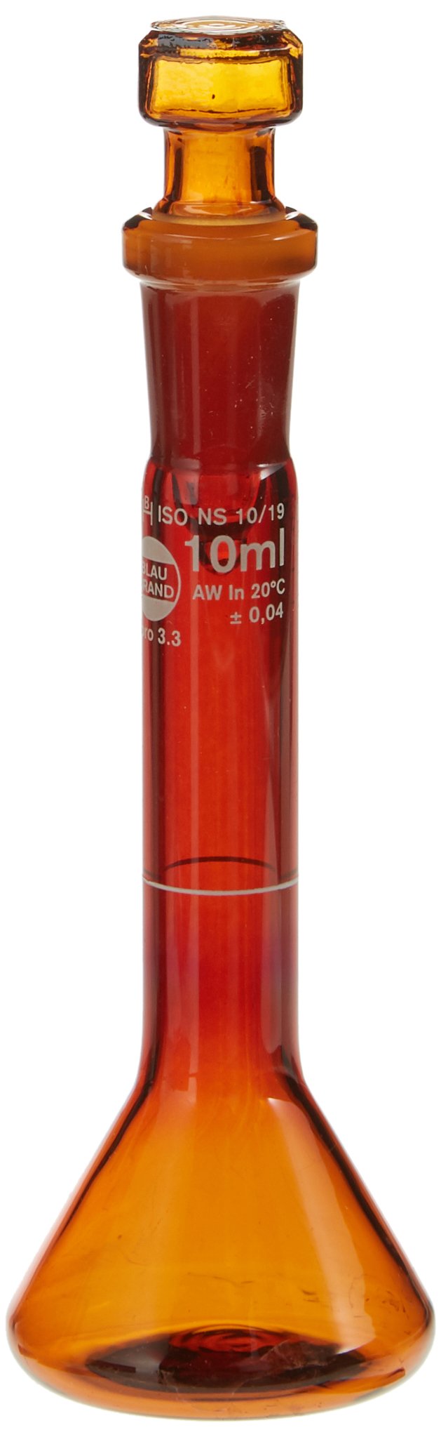 Brand 998053 32044177 Measuring Olben Trapezoid Blaubrand Class A KB, Brown Glass