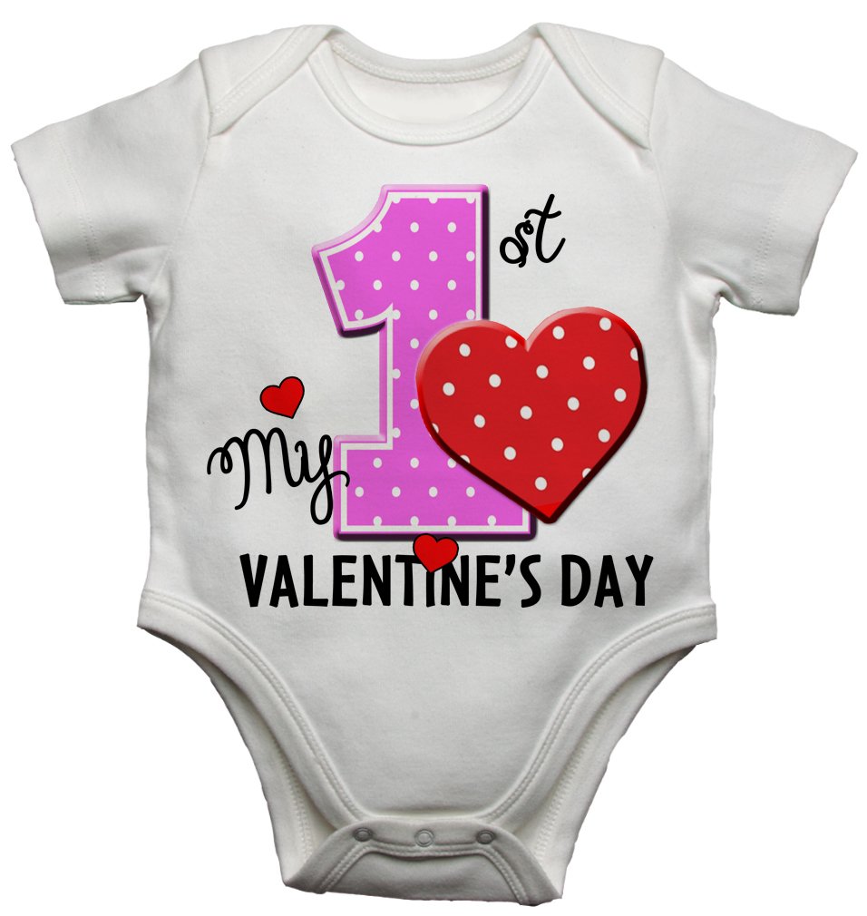 valentines day baby grow