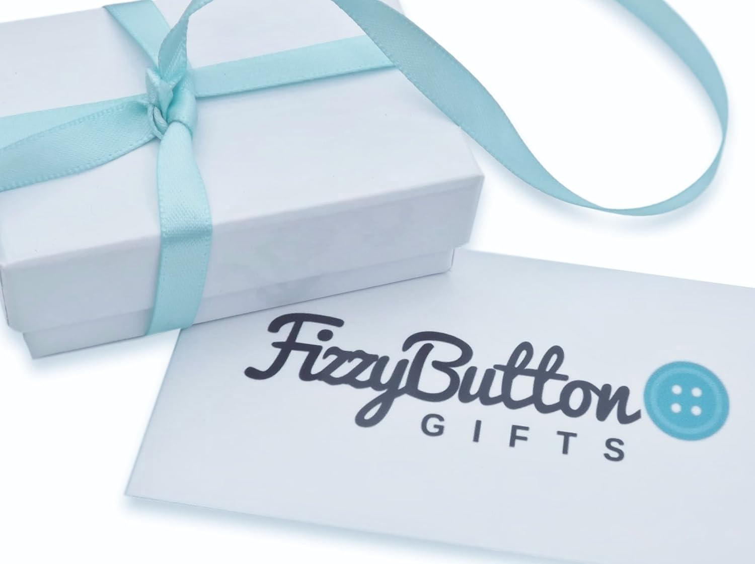 FizzyButton Gifts Husky Puppy Dog Keyring Key Ring with Stainless Steel Silhouette Charm and Turquoise Gift Box - Image 3