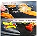 Haolide Heavy-Duty Non-Stick BBQ Grill Mat,Set of 5-Heat Resistant,Durable,Reusable,Easy-to-Clean Barbecue Mat for Baking Gas,Charcoal and Electric Grill