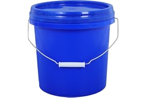 Ciieeo Sealed Plastic Food Grade Bucket 10L with Handle and Lid for Fermenting Wine, Brewing Beer, and
