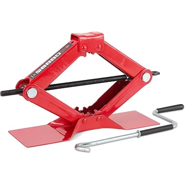 Heavy Duty 1500LB Jack Stands (Set Of 2) With Dual Locking - Red/Black For Car, Truck, ATV