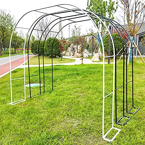 GEREP Selbstversammlung Eisen Rosenbogen Torbogen, für Kletterpflanzen Rosen Ranken, Outdoor Garten Rasen Backyard Terrasse, Hochzeit/C / 1.8×2.2M – Bild 7