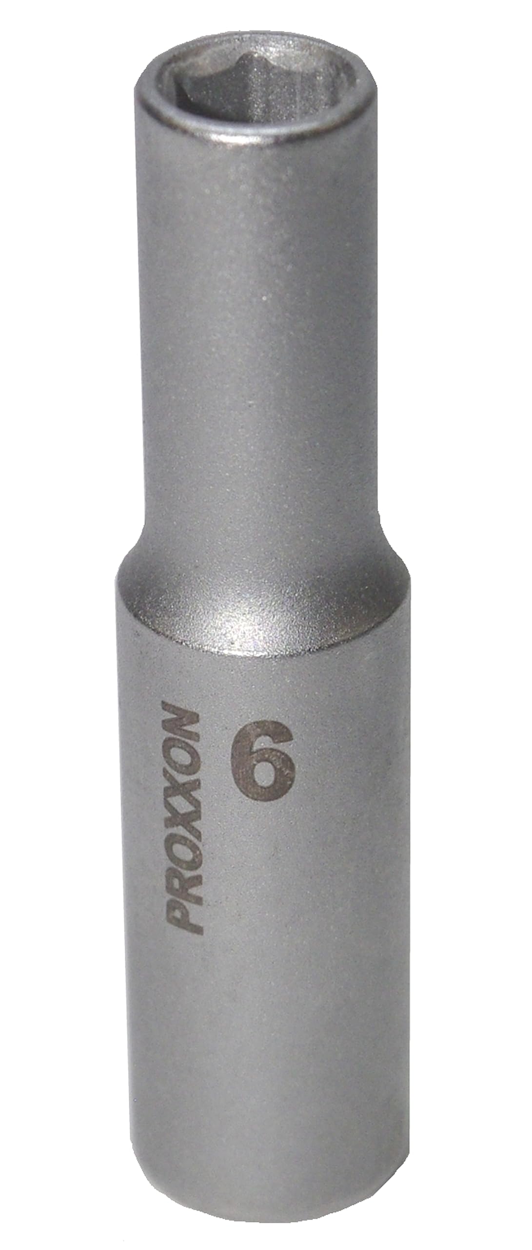Proxxon, deep Socket Spanner Insert/nut 6 mm, Drive 6.3 mm (1/4 inches), 23770