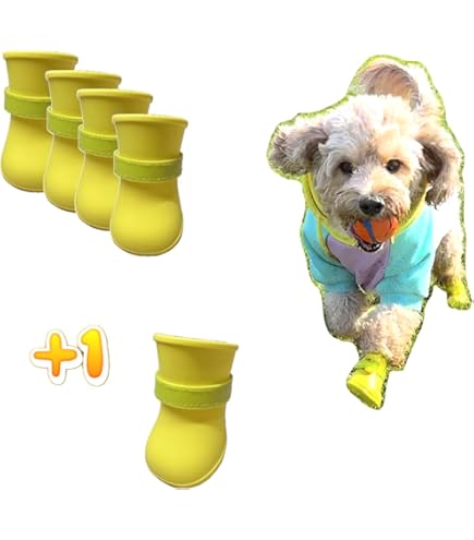 Impermeable Para Lluvia Perro Yeduzyn Botas Impermeables Para