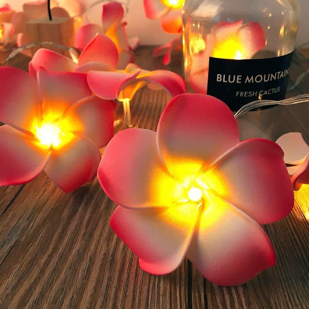 YOLIGHT Artificial Plumeria String Lights - Image 3