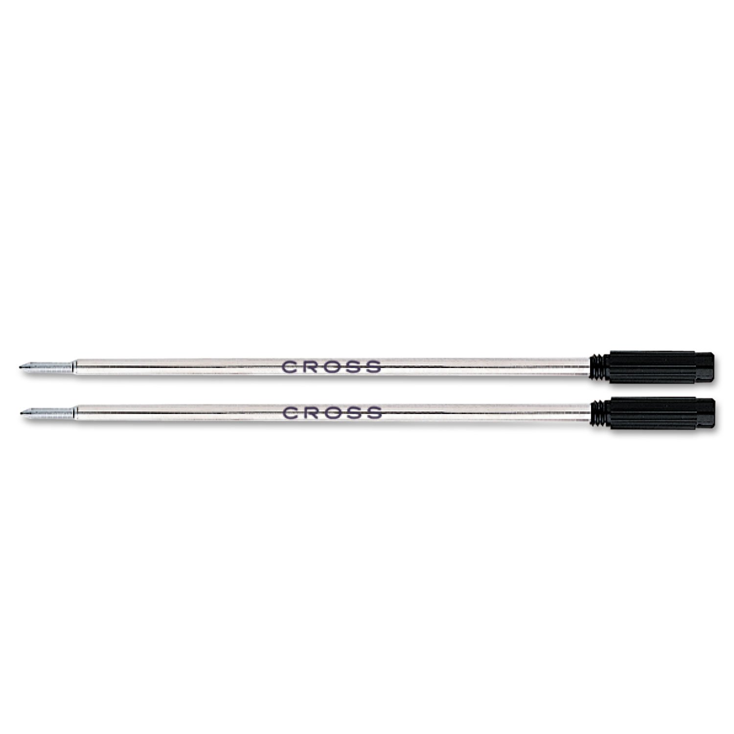 Cross Ballpoint Refill, Medium Black, per card, (8513-2) in