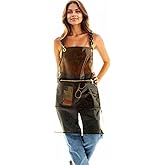 MIKI WELL Hair Stylist Apron for Women - Waterproof Barber Nail Tech Apron Hairdresser Hairstylist Salon Aprons with Pocket